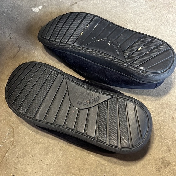 Black men’s dockers slippers, size 10 - Picture 5 of 5